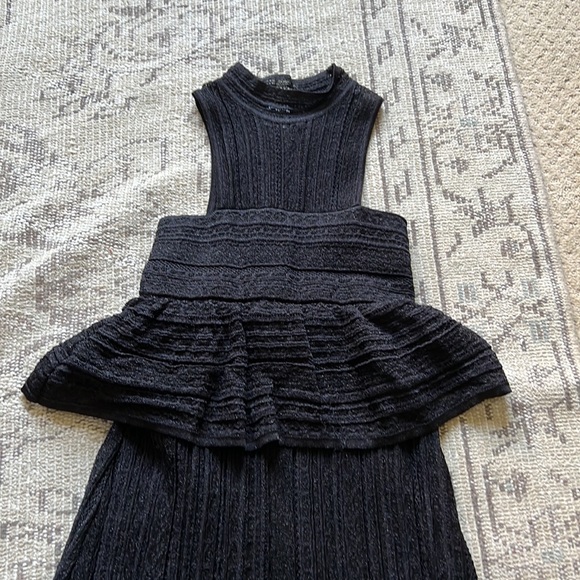 Missoni black sparkle knit ruffle dress - Picture 5 of 13